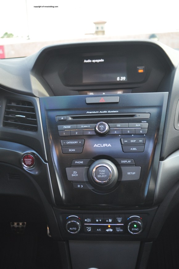 acura controls